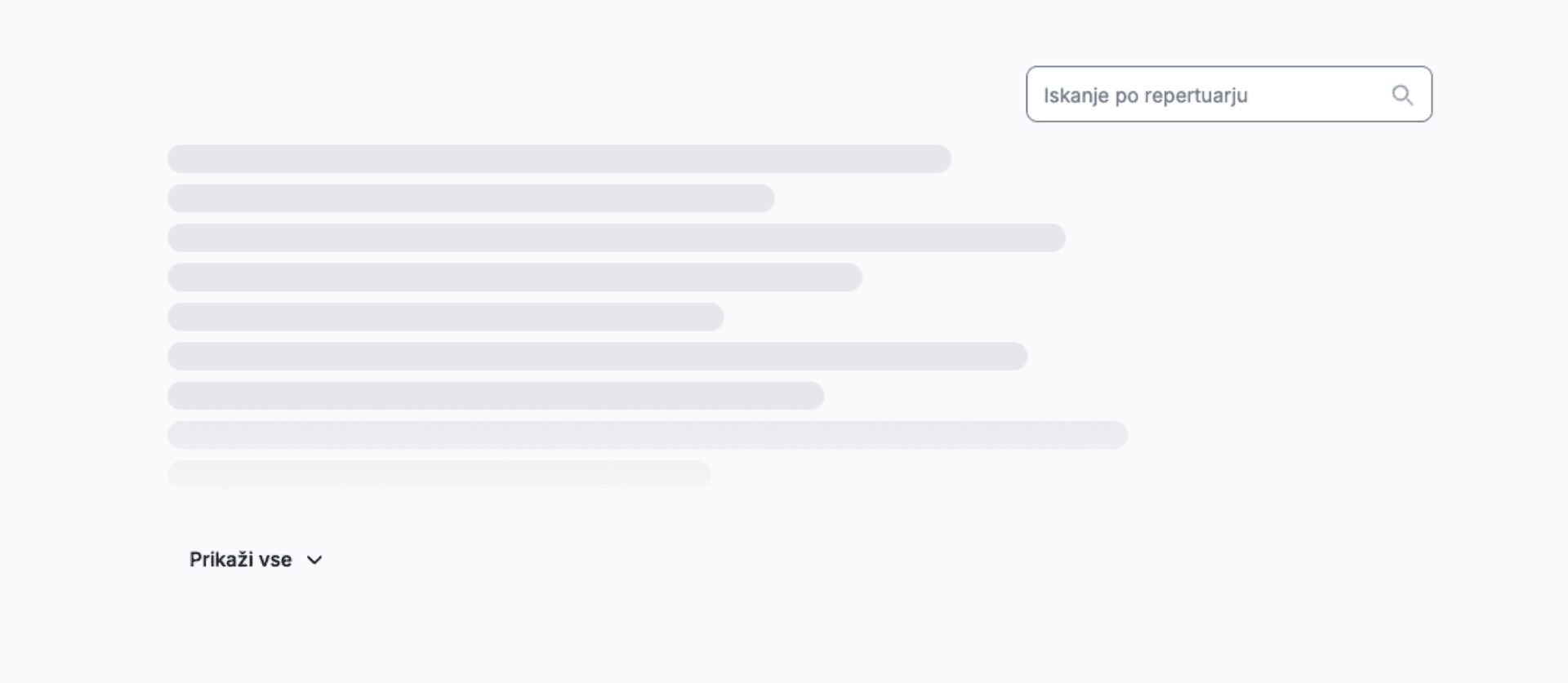 Stari prikaz repertoarja v obliki besedila